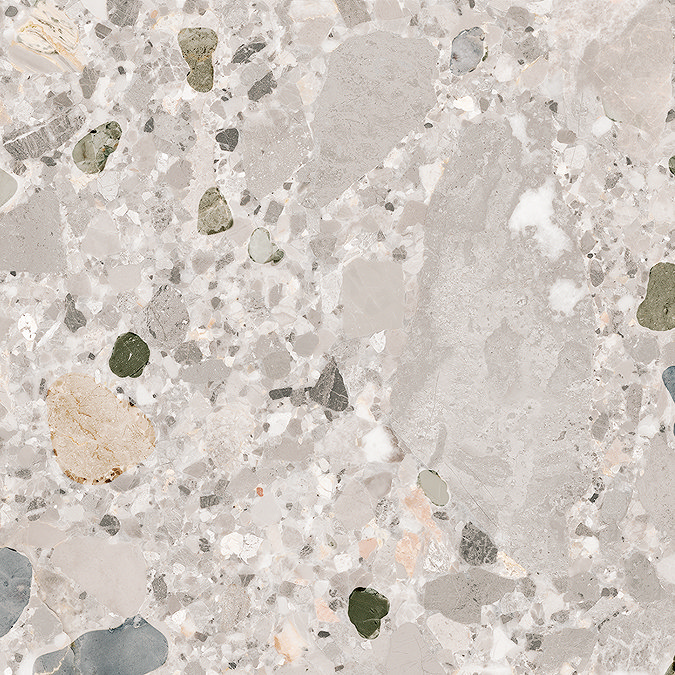 Grantola Mix Terrazzo Effect Tiles - 600 x 600mm