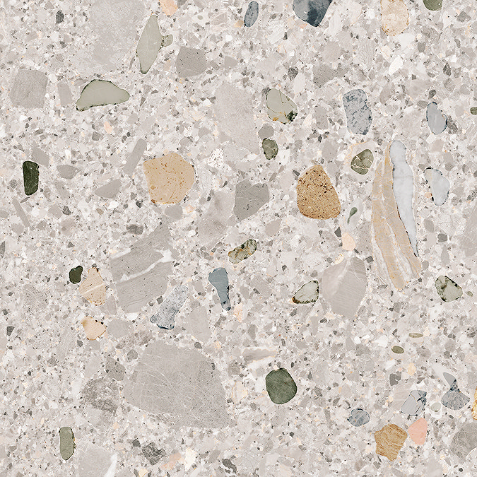 Grantola Mix Terrazzo Effect Tiles - 600 x 600mm