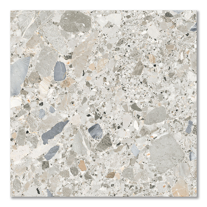 Grantola Mix Terrazzo Effect Tiles - 600 x 600mm