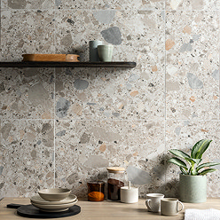 Grantola Mix Terrazzo Effect Tiles 600 x 600mm