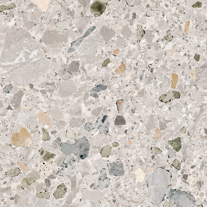 Grantola Mix Terrazzo Effect Tiles - 600 x 600mm