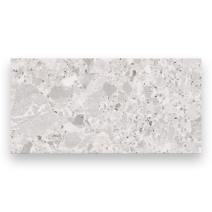 Grantola White Terrazzo Effect Tiles - 300 x 600mm