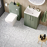Grantola White Terrazzo Effect Tiles - 600 x 600mm