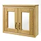 Grenville American Oak 700mm Solid Wood Mirror Cabinet - FGR002 Large Image