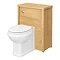 Grenville Traditional Bathroom Suite with Mirror - American Oak Feature Large Image