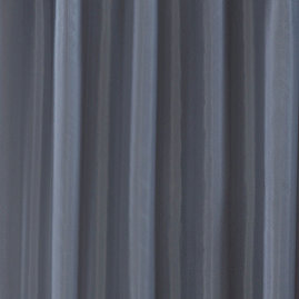 Grey H1800 x W1800mm Polyester Shower Curtain Large Image