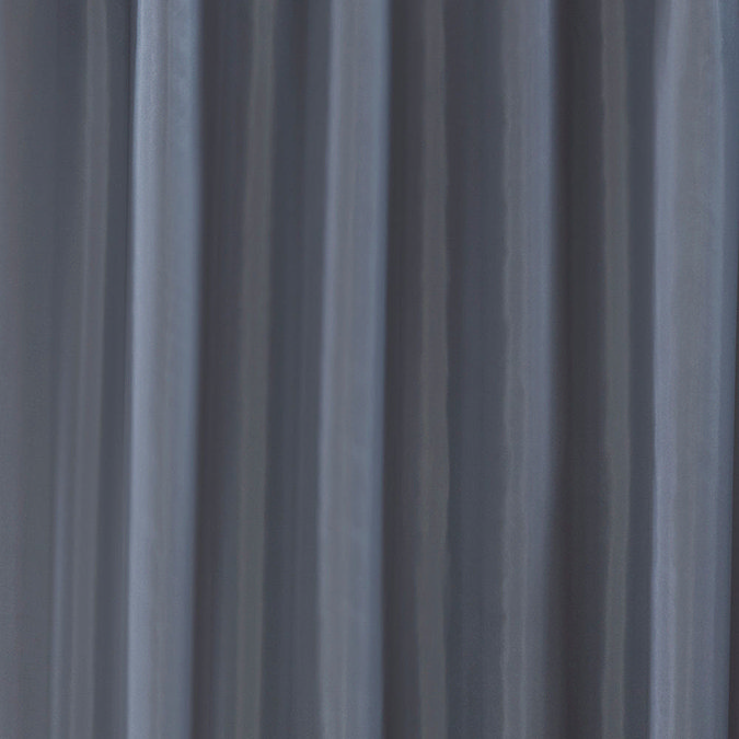 Grey Polyester Shower Curtain 1800mm x 2000mm