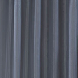 Grey W1800 x H2000mm Polyester Shower Curtain Medium Image