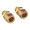 Grohe 15mm x 3/8" Compression Coupling for Basin and Kitchen Mixers - 46914000 Large Image