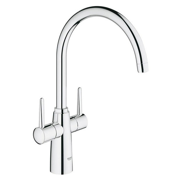 Grohe Ambi Two Handle Kitchen Sink Mixer - 30189000 Large Image
