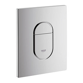 Grohe Arena Cosmopolitan WC Wall Flush Plate - Chrome - 38844000 Large Image