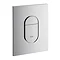 Grohe Arena Cosmopolitan WC Wall Flush Plate - Chrome - 38844000 Large Image