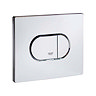 Grohe Arena Cosmopolitan WC Wall Flush Plate - Chrome - 38858000  Feature Large Image