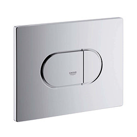 Grohe Arena Cosmopolitan WC Wall Flush Plate - Chrome - 38858000 Large Image