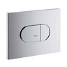 Grohe Arena Cosmopolitan WC Wall Flush Plate - Chrome - 38858000 Large Image