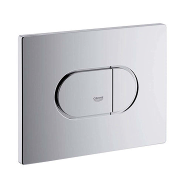 Grohe Arena Cosmopolitan WC Wall Flush Plate - Chrome - 38858000  Profile Large Image