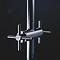 Grohe Atrio Crosshead L-Size Mono Basin Mixer with Click Clack Waste - Chrome - 21019003  Feature Large Image