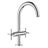 Grohe Atrio L-Size Mono Basin Mixer with Click Clack Waste - Chrome - 21019003 Large Image