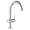 Grohe Atrio Single Lever L-Size Mono Basin Mixer with Click Clack Waste - Chrome - 32042003 Large Im