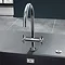 Grohe Atrio Two Handle Kitchen Sink Mixer - Chrome - 30362000 Profile Large Image