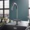 Grohe Atrio Two Handle Kitchen Sink Mixer - SuperSteel - 30362DC0 Profile Large Image