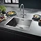 Grohe Atrio Two Handle Kitchen Sink Mixer - SuperSteel - 30362DC0  Standard Large Image