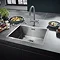 Grohe Atrio Two Handle Kitchen Sink Mixer - SuperSteel - 30362DC0 Standard Large Image