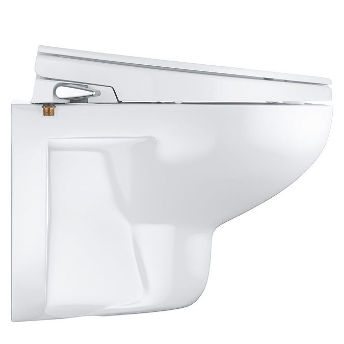 Grohe Bau 2-in-1 Manual Bidet Seat & Rimless Wall Hung Toilet - 39651SH0  Standard Large Image