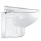 Grohe Bau 2-in-1 Manual Bidet Seat & Rimless Wall Hung Toilet - 39651SH0  Standard Large Image
