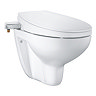Grohe Bau 2-in-1 Manual Bidet Seat & Rimless Wall Hung Toilet - 39651SH0 Large Image
