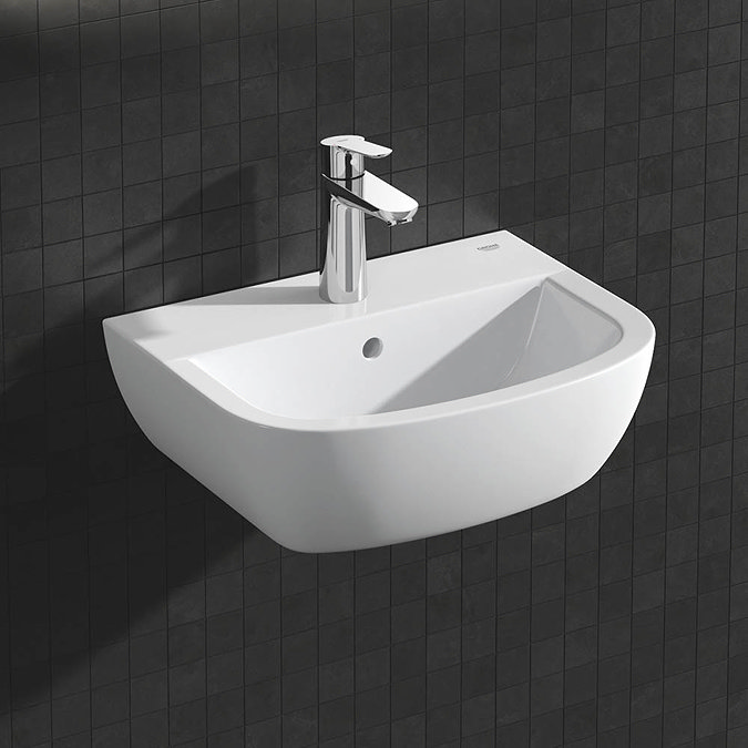 Grohe Bau Ceramic 450mm 1TH Wall Hung Basin - 39424000  Profile Large Image