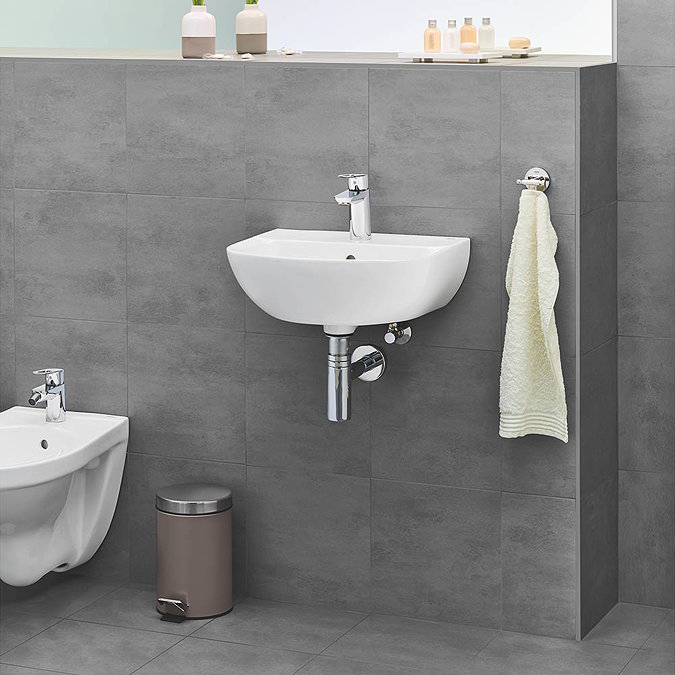 Grohe Bau Ceramic 450mm 1TH Wall Hung Basin - 39424000  Standard Large Image