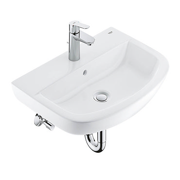 Grohe Bau Ceramic 550mm Complete Basin Package  Profile Large Image