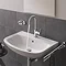 Grohe Bau Ceramic 600mm 1TH Wall Hung Basin - 39421000  Profile Large Image