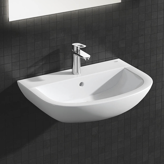 Grohe Bau Ceramic 600mm 1TH Wall Hung Basin - 39421000  Feature Large Image