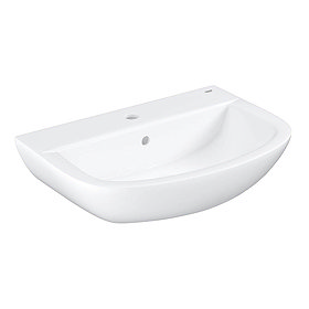 Grohe Bau Ceramic 600mm 1TH Wall Hung Basin - 39421000 Large Image