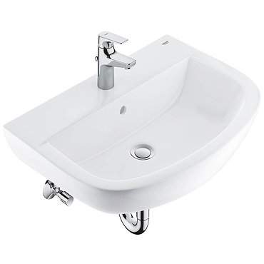 Grohe Bau Ceramic 600mm Complete Basin Package  Profile Large Image