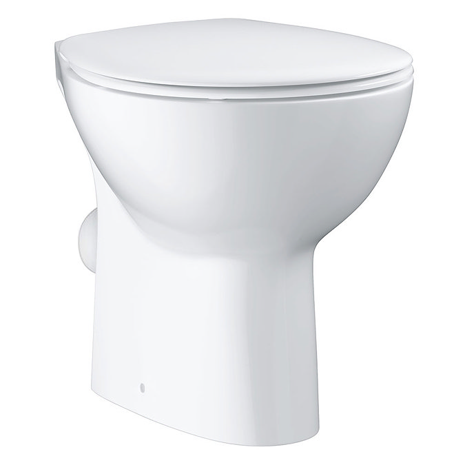 Grohe Bau Ceramic Floor Standing Open Black Toilet with Soft Close Seat