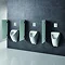 Grohe Bau Ceramic Urinal + Flush Plate + Rough-In Box  In Bathroom Large Image