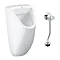 Grohe Bau Ceramic Urinal + Manual Flush Valve Large Image