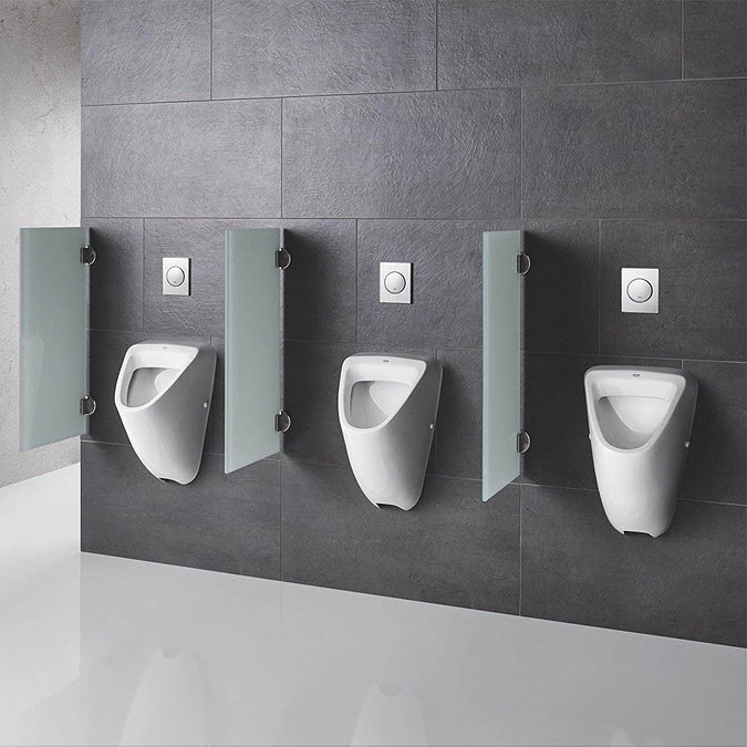 Grohe Bau Ceramic Urinal with Concealed Inlet - 39438000  Profile Large Image