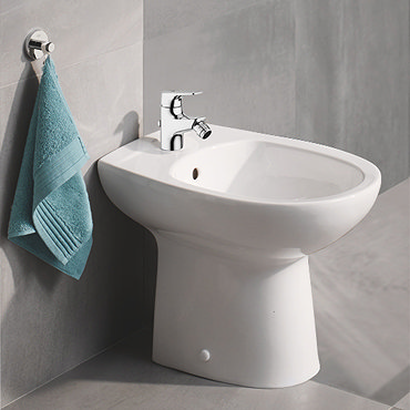 Grohe Bau Complete Floor Standing Bidet Package (Tap + Waste Included)  Profile Large Image