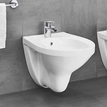 Grohe Bau Complete Wall Hung Bidet Package (Tap Included)  Profile Large Image