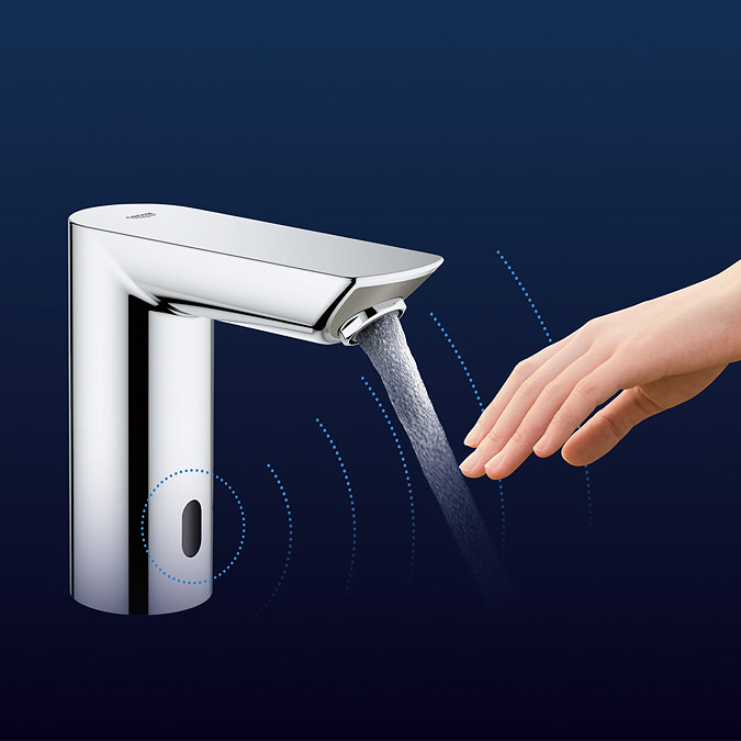 Grohe Bau Cosmopolitan E Infra-Red Electronic Basin Tap - 36452000  Standard Large Image