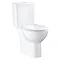 Grohe Bau Rimless Close Coupled Toilet with Soft Close Seat (Side Inlet) Large Image