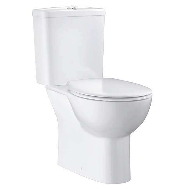 Grohe Bau Rimless Close Coupled Toilet with Soft Close Seat Large Image