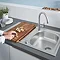 Grohe Bau Stainless Steel Kitchen Sink & Tap Bundle - 31562SD0 Profile Large Image