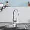 Grohe Bau Stainless Steel Kitchen Sink & Tap Bundle - 31562SD0  In Bathroom Large Image