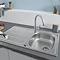 Grohe Bau Stainless Steel Kitchen Sink & Tap Bundle - 31562SD0  Newest Large Image