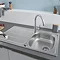 Grohe Bau Stainless Steel Kitchen Sink & Tap Bundle - 31562SD0 Newest Large Image